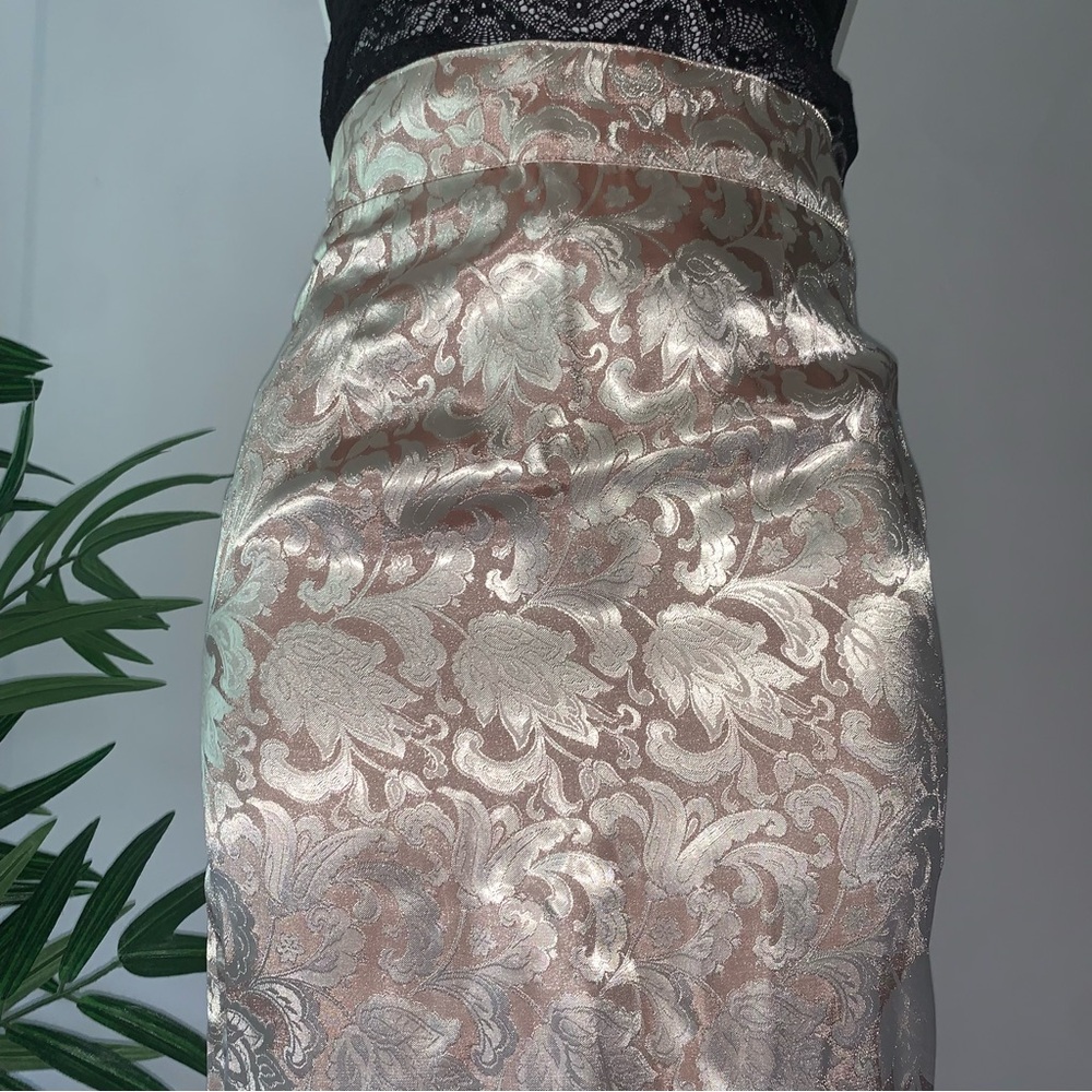 v i n t a g e :: Glam 2pcs Brocade Bombshell Pencil Skirt Peplum Blazer - Picture 12 of 16